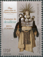 FRENCH POLYNESIA - 2023 - STAMP MNH ** - Traditional Mourning Costume - Nuovi