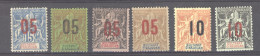 Anjouan  :  Yv  22-27  * - Unused Stamps