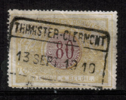 CHEMINS DE FER TR 39, Obliteration Centrale, THIMISTER CLERMONT - Other & Unclassified
