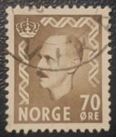 Norway King Haakon 70 Used Stamp - Used Stamps