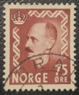 Norway King Haakon Used Stamp 75 - Oblitérés