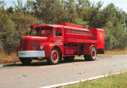 CPSM Pompiers-Camion Citerne Berliet-Gievres-Alain Lesaux   L2723 - Sapeurs-Pompiers