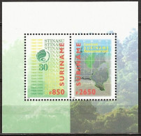 Suriname 1999 Blokje Stinasu, Natuurreservaat. MNH/**/Postfris  - Surinam