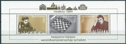 Suriname 1984 Blokje Schaakkampioenschappen, Chess, Schaken, échecs MNH/**/Postfris  - Surinam