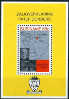 Suriname 1982 Blokje Heiligverklaring Pater Petrus Donders - Religious  MNH/**/Postfris  - Surinam