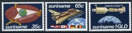 Suriname 1982 Vreedzaam Gebruik Van De Ruimte, Raumfahrt, Space MNH/**/Postfris  - Surinam