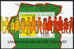 Suriname 1981 Voor Het Kind. De Jeugd En De Toekomst- Block - MNH/**/Postfris  - Surinam