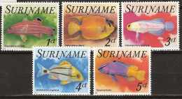 Suriname 1977 Vissen, Fish, Poissons MNH/**/Postfris  - Surinam