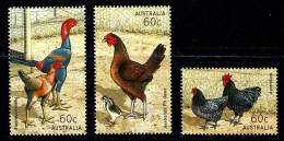 Australia 2013 Poultry Breeds  Set Of 3 MNH - Nuovi