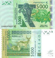 West Africa / UEMOA / Senegal 5000 Francs ND [2023] P-717Ku UNC - Sénégal