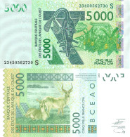 West Africa / UEMOA / Guinea-Bissau 5000 Francs 2023 P-917Su UNC (1-) - Guinea–Bissau