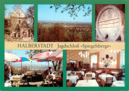 73882456 Halberstadt Jagdschloss Spiegelsberge Stadtblick Fass Freiterrasse Gast - Halberstadt