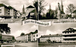 73688755 Grevenbroich Breite Strasse Bernardusheim Und Kirche Kreisverwaltung El - Grevenbroich