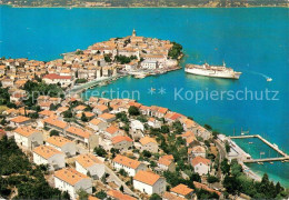 73688130 Korcula Blick Auf Den Hafen Fliegeraufnahme Korcula - Croatie