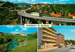 73688072 Slunj Panorama Strassenpartie  - Croatie