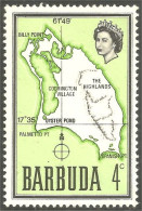 XW01-2938 Barbuda Carte Map Ile Island Insel Isola MNH ** Neuf SC - Isole