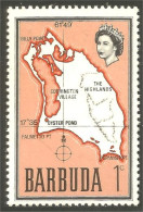 XW01-2936 Barbuda Carte Map Ile Island Insel Isola MNH ** Neuf SC - Isole