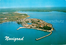 73687196 Novigrad Halbinsel Fliegeraufnahme Novigrad - Croatie