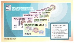 NIGERIA 2005 SHEET BLOC BLOCK - ROTARY - RARE MNH - Nigeria (1961-...)