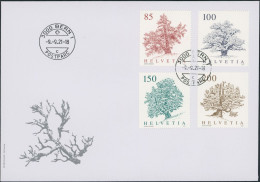 Suisse - 2021 - Bäume - Ersttagsbrief FDC ET - Cartas & Documentos