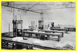 CPA STAINS - COMPAGNIE CHROMOLITHIE - USINE DE STAINS - ATELIER DES PRESSES - 1909 - Stains