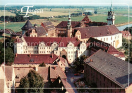 73684251 Torgau Blick Von Stadtkirche St. Marien Elbaue Schloss-Hartenfels Torga - Torgau