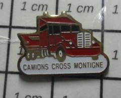 1616A Pin's Pins / Beau Et Rare / SPORTS / CAMION CROSS MONTIGNE Pas Polluant Tres écolo ! - Automobilismo - F1