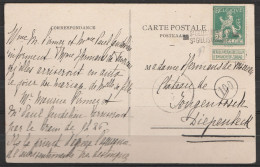 CP Affr. N°110 Obl Fortune ST-GILLES (BRUXELLES)/ST-GILLIS (BRUSSEL) Pour DIEPENBEEK - 1912 Pellens