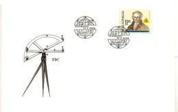 FDC 463 Czech Republic Frantisek Josef Gerstner Anniversary 2006 Geodesy Geography Mathmatics - Physik