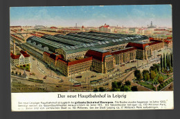 Feldpost-Karte Hauptbahnhof Leipzig, Bahnhofskommandantur Engelsdorf Nach Zittau - Feldpost (franchise)