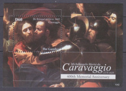 2010 Gambia 6367/B797 Painting 400 Years Since Caravaggio's Death - Impressionismo