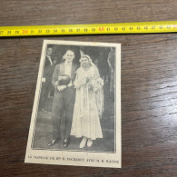 1930 GHI6 MARIAGE DE Mlle D. FOCKEDEY AVEC M, R. WATINE - Collections