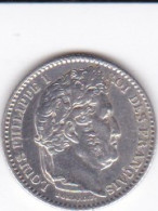 LOUIS PHILIPPE 1ER PIECE 25 CENTIMES 1845 B ROUEN - 25 Centimes