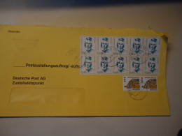 GERMANY   COVER  12  STAMPS BIG VALUE  MUNUMENTS  BLOCK OF 10 FAMOUS WOMENS - Famous Ladies