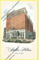 NY  New York City Statler Hilton  1957 ( US Postage 11 Cent LIBERTY Save Water ) - Staten Island