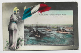 MALTA CARD GRAND HARBOUR FRENCE FLEET - Malta
