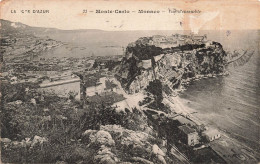 MONACO - Côte D'Azur - Monte Carlo - Monaco - Vue D'ensemble De La Ville  - Carte Postale Ancienne - Monte-Carlo