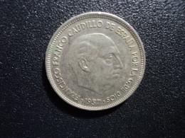 ESPAGNE : 25 PESETAS   1957 (75)    KM 787      SUP - 25 Peseta