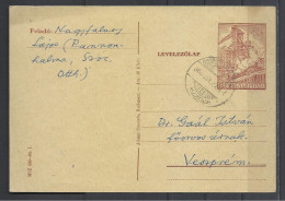 Hungary, St. Card, Plant With Train, 40 Fiilér, 1960. - Enteros Postales