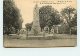 NORT SUR ERDRE Le Monument Aux Morts TT 1491 - Nort Sur Erdre