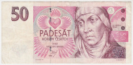 Czech Rep P 11 - 50 Korun 1994 - Fine+ - Czech Republic