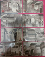 China Changzhou Metro One-way Card/one-way Ticket/subway Card,Jiangnan Style Commemorative Card，8 Pcs - Mondo