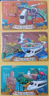 China Taiyuan Metro One-way Card/one-way Ticket/subway Card,3 Pcs - Mondo