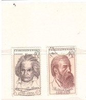 1970 UNESCO FRIEDRICH ENGELS BEETHOVEN - Oblitérés