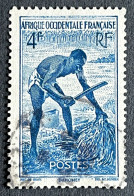 FRAWA0036U2 - Local Motives - Palm Kernel In Athiéné - Dahomey - 4 F Used Stamp - AOF - 1947 - Gebruikt