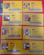 Seoul, South Korea Metro One-way Card/one-way Ticket/subway Card,8 Pcs - Mondo