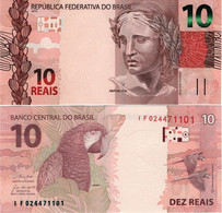 BRAZIL       10 Reais       P-254[e]       2010 (2019)        UNC - Brasil