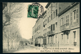 CPA - Carte Postale - France - Neuville Sur Saone - Quai Pasteur Et Station Du Tramway (CP24444OK) - Neuville Sur Saone