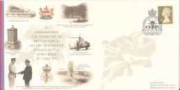 Great Britain Cover 30-6-1997 To Commemorate Departue Of British Forces On The Transfer Of Sovereignty Of Hong Kong 30th - Briefe U. Dokumente