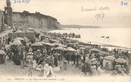 FRANCE - Dieppe - La Plage Au Soleil Couchant - Carte Postale Ancienne - Dieppe